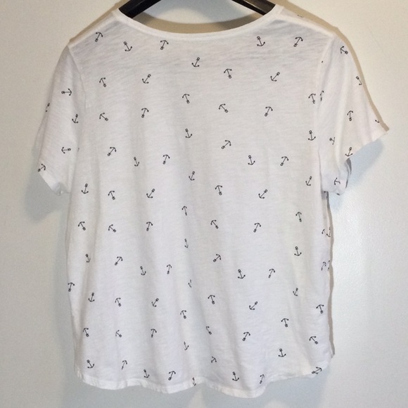 Old Navy XXL nautical anchor lightweight tee shirt - Picture 2 of 4